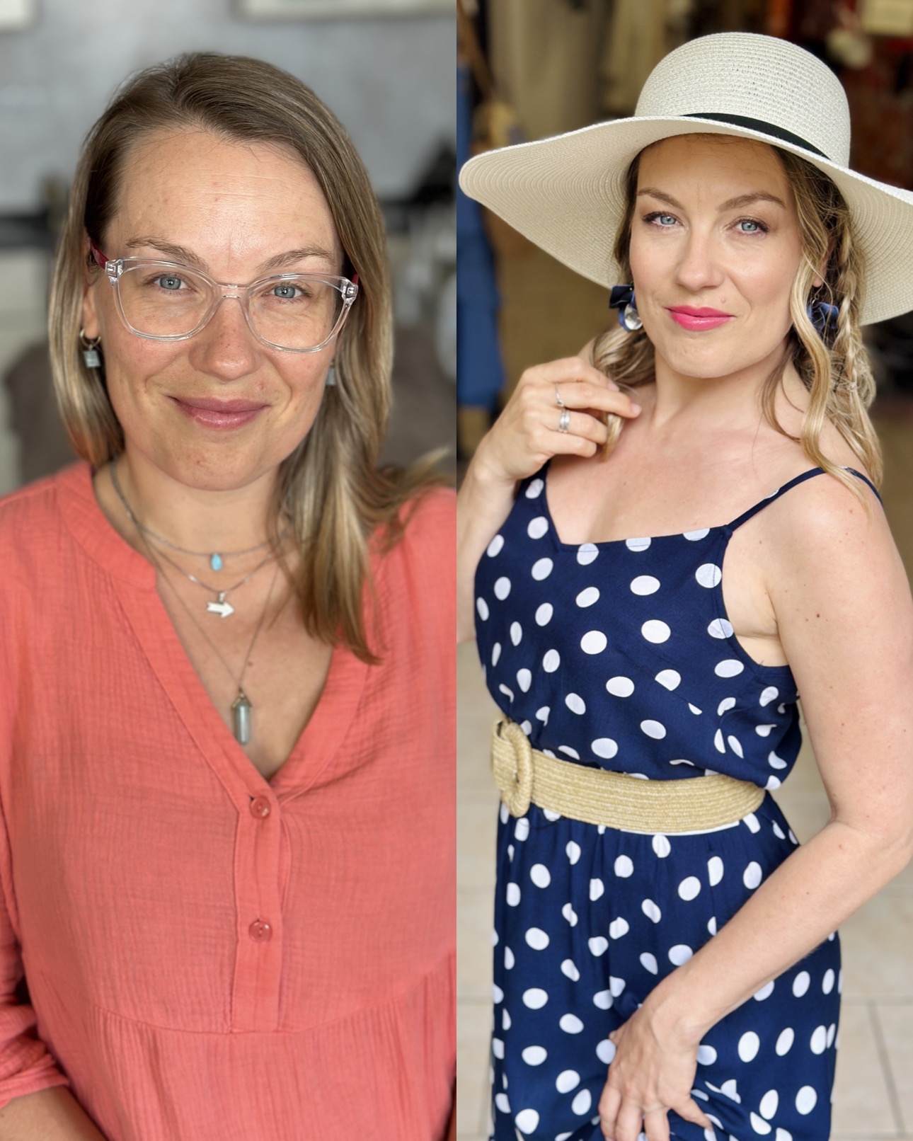 Klientka po proměně Beauty day exclusive